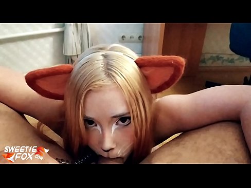 ❤️ Nilunok ni Kitsune ang titi at cum sa kanyang bibig ❤❌ Anal porn sa amin